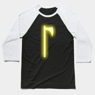 Spiritual Weapon (Yellow Battleaxe) Baseball T-Shirt